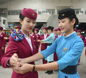 &ldquo;空姐&rdquo;&ldquo;高姐&rdquo;携手备春运促服务