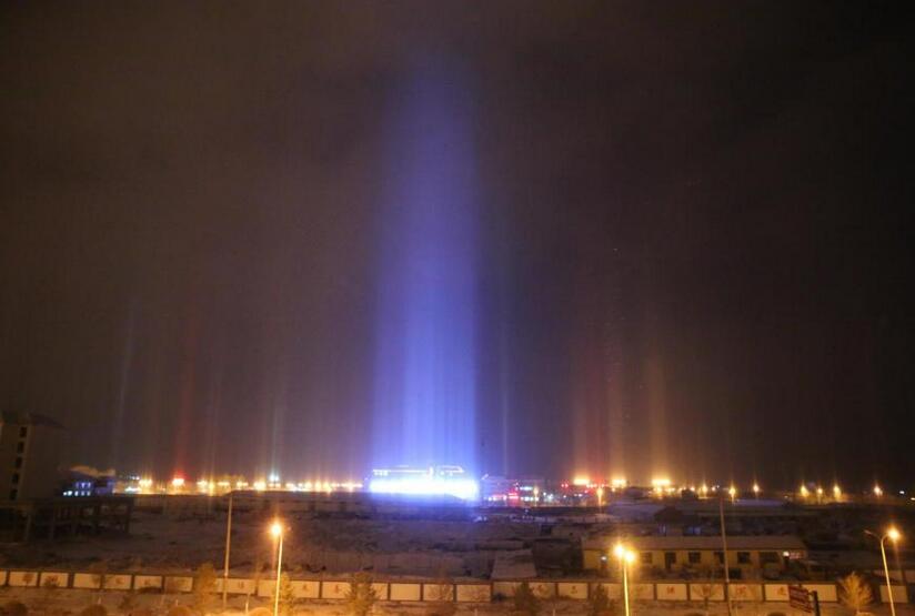 内蒙古锡林郭勒出现罕见&ldquo;日柱&rdquo;